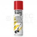 OUTLET Farba do malowania linii, znakowania jezdni czerwona 500ml spray AMPERE TRAFFIC PAINT