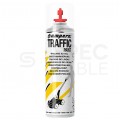 OUTLET Farba do malowania linii, znakowania jezdni czerwona 500ml spray AMPERE TRAFFIC PAINT