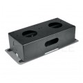 OUTLET Gniazda wpuszczane w blat 3x2P+Z srebrne