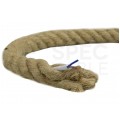 OUTLET Kabel zasilający ozdobny typu SZNUR KONOPNY 2x0,75mm2 do lampki Retro Vintage 4.5m