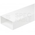 OUTLET Kanał wentylacyjny płaski 55x110mm 1,5m biały airRoxy 02-414