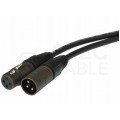 OUTLET KLOTZ KMK Kabel mikrofonowy przedłużacz XLR (wtyk / gniazdo) 5m