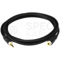 OUTLET KLOTZ Przedłużacz Audio AUX mini Jack 3,5mm Stereo (wtyk / gniazdo) 3m
