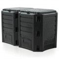OUTLET Kompostownik modułowy 2 komorowy 800L 719x1350x826mm czarny Module Compogreen Prosperplast