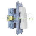OUTLET KONTAKT-SIMON 10 Pokrywa gniazd keystone 2x