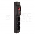 OUTLET Listwa antyprzepięciowa ARMAC MultiM3 3gn 5m czarna