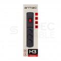 OUTLET Listwa antyprzepięciowa ARMAC MultiM3 3gn 5m czarna