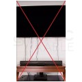 OUTLET Listwa maskująca przewody TV maskownica uniwersalna napodłogowa naścienna 50x15mm szara 2m
