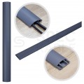 OUTLET Listwa maskująca przewody TV maskownica uniwersalna napodłogowa naścienna 50x15mm szara 2m