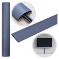 OUTLET Listwa maskująca przewody TV maskownica uniwersalna napodłogowa naścienna 50x15mm szara 2m