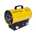 OUTLET Nagrzewnica gazowa 25kW z termostatem + reduktor i regulacją ustawienia temperatury Kraft&Dele KD11700