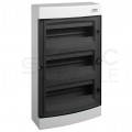 OUTLET Obudowa instalacyjna PNS skrzynka natynkowa 4x18 modułów 396x651x112mm plastikowa biała z drzwiami przeźroczystymi IP40 NOARK