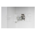 OUTLET Obudowa metalowa szafka CATV 520x400x180mm natynkowa z płytą metalową biała STALFLEX