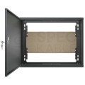 OUTLET Obudowa metalowa szafka TPR-6 CATV 540x420x180mm czarna natynkowa