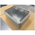 OUTLET Obudowa plastikowa skrzynka hermetyczna, drzwi transparentne ABS 250x350x150mm IP65