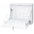 OUTLET Obudowa RACK 19" 2U 130mm pionowa biała NEKU