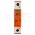 OUTLET Ogranicznik przepięć SPD 1-fazowy B+C (Typ 1+2) 1P 7kA + 20kA/50kA VCX