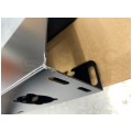 OUTLET Organizator kabli sprzętowych podbiurkowy 590x110x46mm czarny