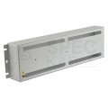 OUTLET Panel dystrybucji napięć TS-35 RACK 19" 3U szary NEKU