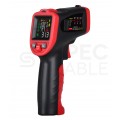 OUTLET Pirometr WT323C bezdotykowy termometr laserowy [-50 ÷ +650°C] z regulacją emisyjności, kolorowym wyświetlaczem LCD i termoparą typu K WINTACT