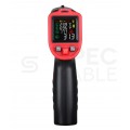 OUTLET Pirometr WT323C bezdotykowy termometr laserowy [-50 ÷ +650°C] z regulacją emisyjności, kolorowym wyświetlaczem LCD i termoparą typu K WINTACT