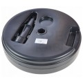 OUTLET Podstawa, stojak pod parasol ogrodowy antracytowy Umbrella Base 390x130mm 10L Prosperplast