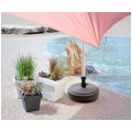 OUTLET Podstawa, stojak pod parasol ogrodowy antracytowy Umbrella Base 390x130mm 10L Prosperplast