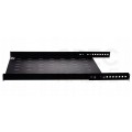 OUTLET Półka regulowana do szafy RACK 19" 1U 650mm czarna NEKU