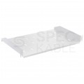 OUTLET Półka stała do szafy RACK 19" 1U 250mm szara NEKU