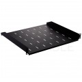 OUTLET Półka stała do szafy RACK 19" 1U 400mm czarna NEKU