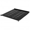 OUTLET Półka stała do szafy RACK 19" 1U 550mm boczny montaż czarna NEKU FLR