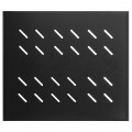 OUTLET Półka stała do szafy RACK 19" 1U 550mm boczny montaż czarna NEKU FLR