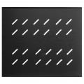OUTLET Półka stała do szafy RACK 19" 1U 550mm boczny montaż czarna NEKU FLR