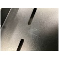 OUTLET Półka wysuwana do szafy RACK 19" 1U 350mm z uchwytem czarna NEKU