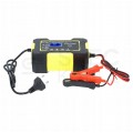 OUTLET Prostownik automatyczny Compact do akumulatorów 12V 6A z wyświetlaczem LCD Kraft&Dele