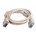 OUTLET Przedłużacz VGA (D-Sub 15-pin) HD@60 (wtyk / gniazdo) szary 3m
