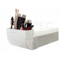 OUTLET Przepust kanał kablowy podtynkowy do maskowania kabli telewizyjnych kanał płaski + 2x kątownik 55x110mm 1,5M
