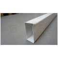 OUTLET Przepust kanał kablowy podtynkowy do maskowania kabli telewizyjnych kanał płaski + 2x kątownik 55x110mm 1M