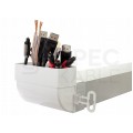 OUTLET Przepust kanał kablowy podtynkowy do maskowania kabli telewizyjnych kanał płaski + 2x kątownik 55x110mm 1M