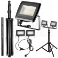 OUTLET Reflektor podwójny 2x 50W SMD LED 9000lm na statywie 1.8m NEO