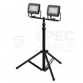 OUTLET Reflektor podwójny 2x 50W SMD LED 9000lm na statywie 1.8m NEO