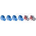 OUTLET Rozdzielnica budowlana DV-S/FI hermetyczna IP54 Wyposażona + 32A/[5P] + 16A/[5P] + 4x230V/[2P+Z] DOKTORVOLT DV-9918-F