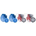 OUTLET Rozdzielnica budowlana HL-S hermetyczna IP44 Wyposażona + 32A/[5P] + 16A/[5P] + 2x230V/[2P+Z] DOKTORVOLT DV-5354-F