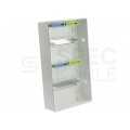 OUTLET Rozdzielnica n/t 16mod. (2x8) z listwą N+PE IP40