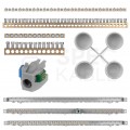 OUTLET Rozdzielnica n/t 54mod 3x18 drzwi pełne IP40 PRACTIBOX LEGRAND