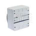 OUTLET Rozdzielnica n/t 6mod. z listwą N+PE IP40 /9