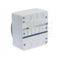 OUTLET Rozdzielnica n/t 6mod. z listwą N+PE IP40 /9