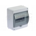 OUTLET Rozdzielnica n/t 6mod. z listwą N+PE IP40 /9