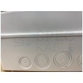 OUTLET Rozdzielnica natynkowa hermetyczna RH-24 2x12 modułów z zamkiem (500V AC / 1000V DC) IP65 330x420x138mm drzwi transparentne Elektro-Plast