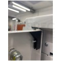 OUTLET Rozdzielnica natynkowa metalowa 4x18 modułów IP30 (400V AC) 755x436x130mm drzwi pełne KOLE SYSTEMS